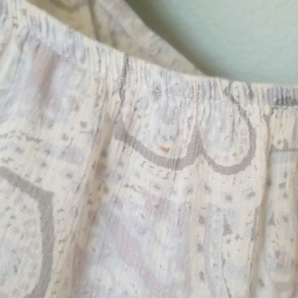 Lovesick Gauze Summer Soft Girl paisley cold shoulder tunic top size 2X - Picture 4 of 7